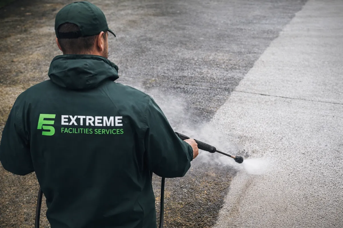 Power washing for Irish facilities