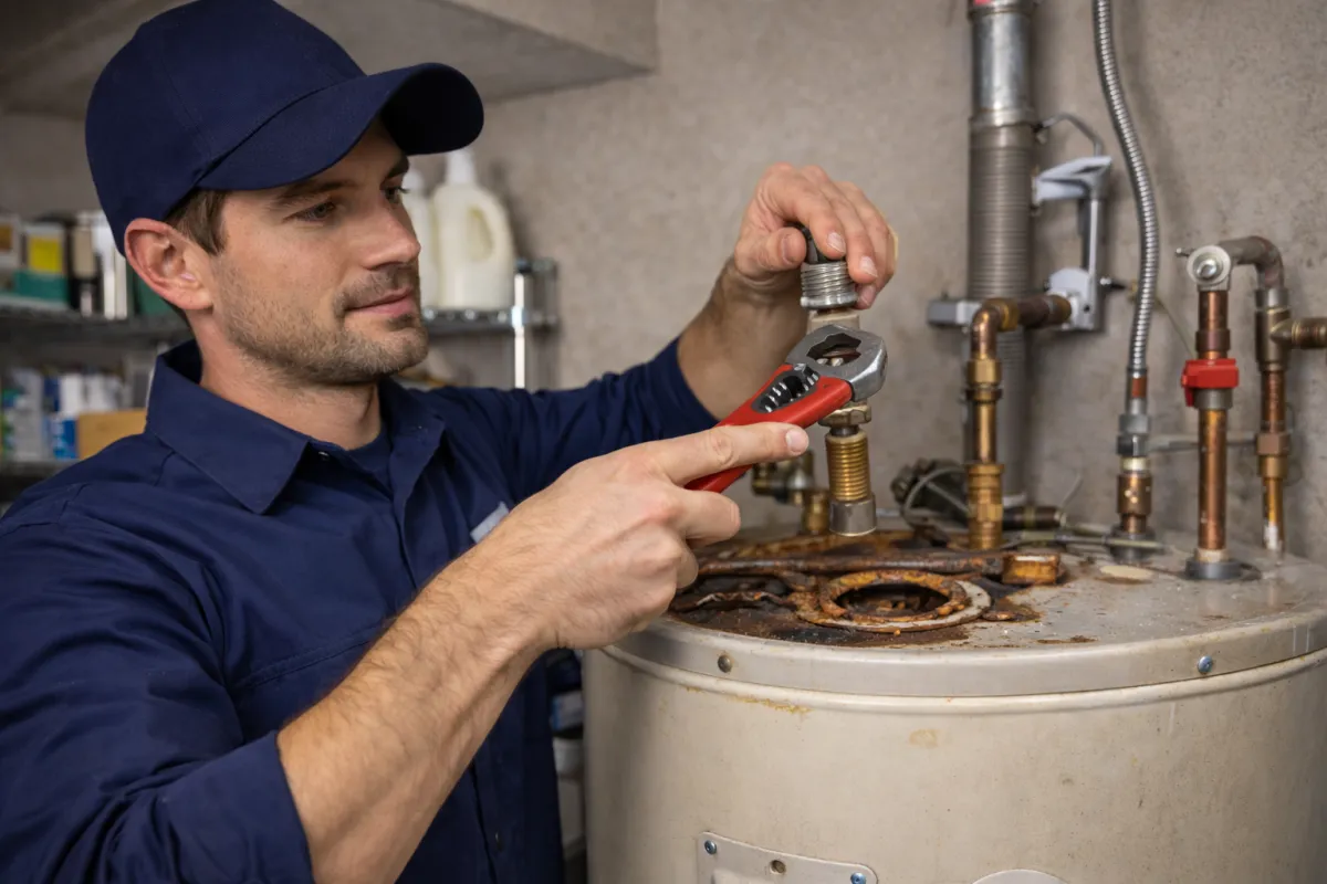 a close up of a metal sink drain