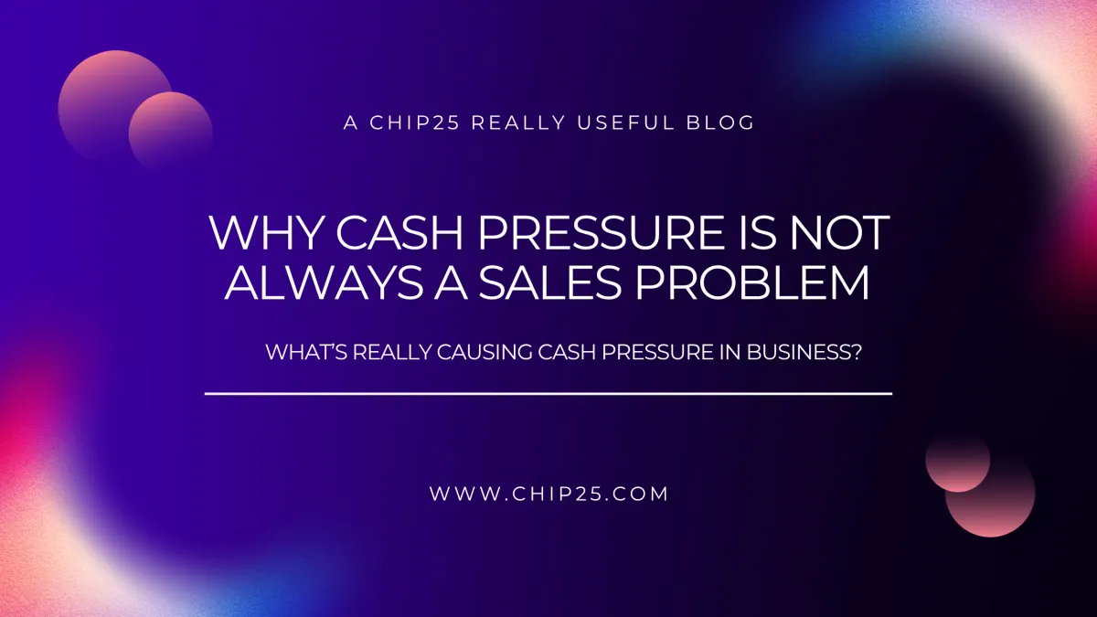 Why Cash Pressure Is Not Always a Sales Problem