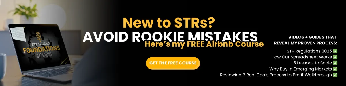 Free course Short Term Rental investments