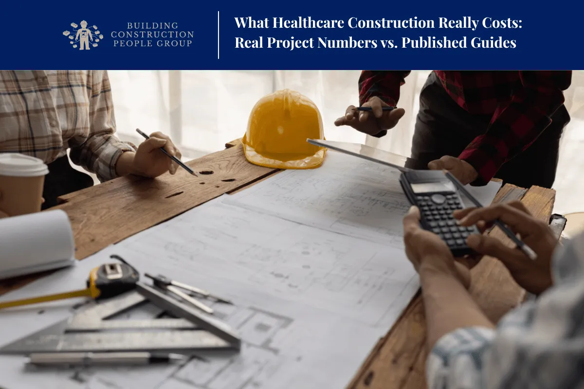 What Healthcare Construction Really Costs: Real Project Numbers vs. Published Guides