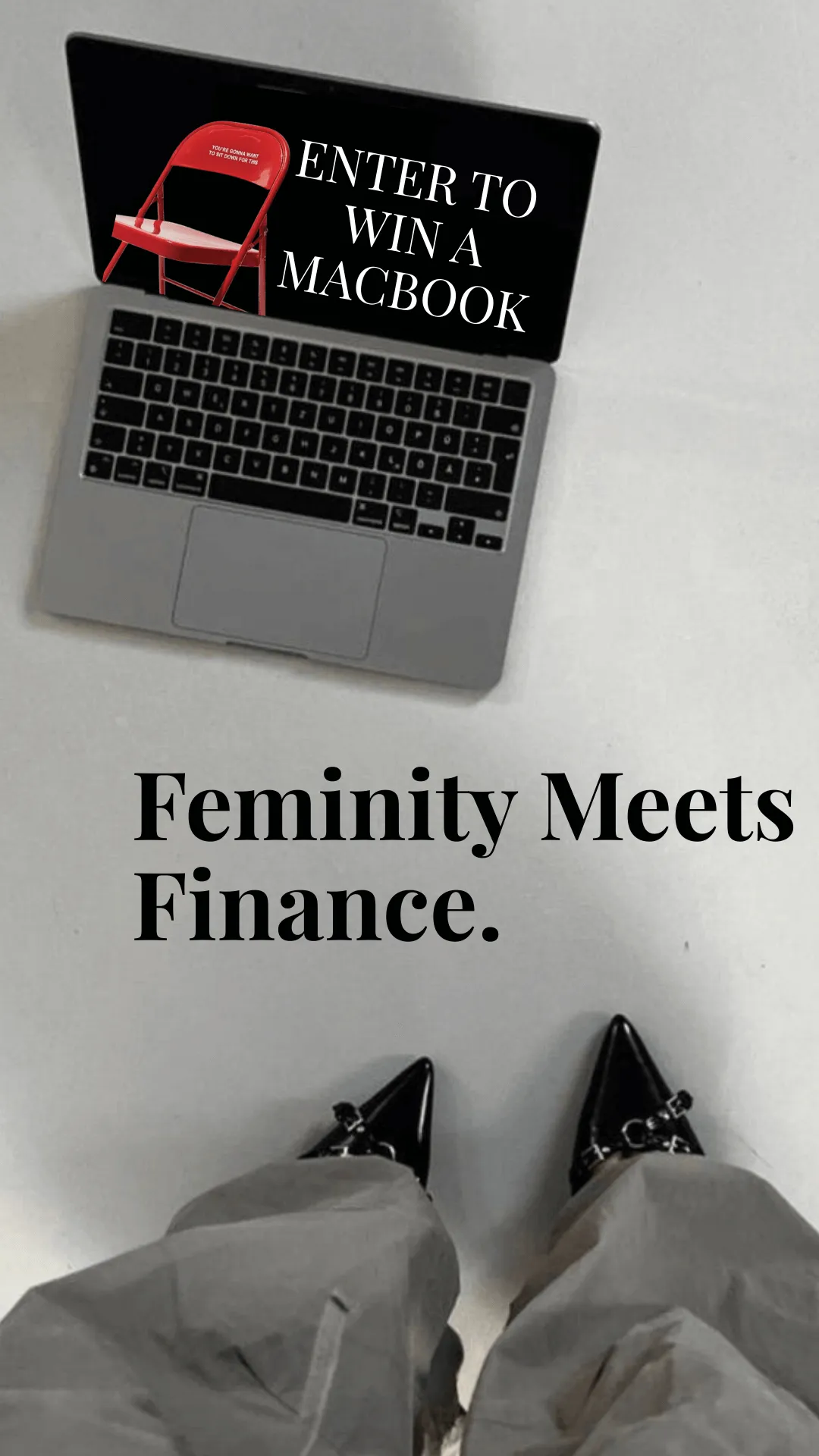 MacBook giveaway hosted by SipNStock women supporting women