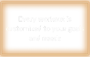 Workouts customized to each person