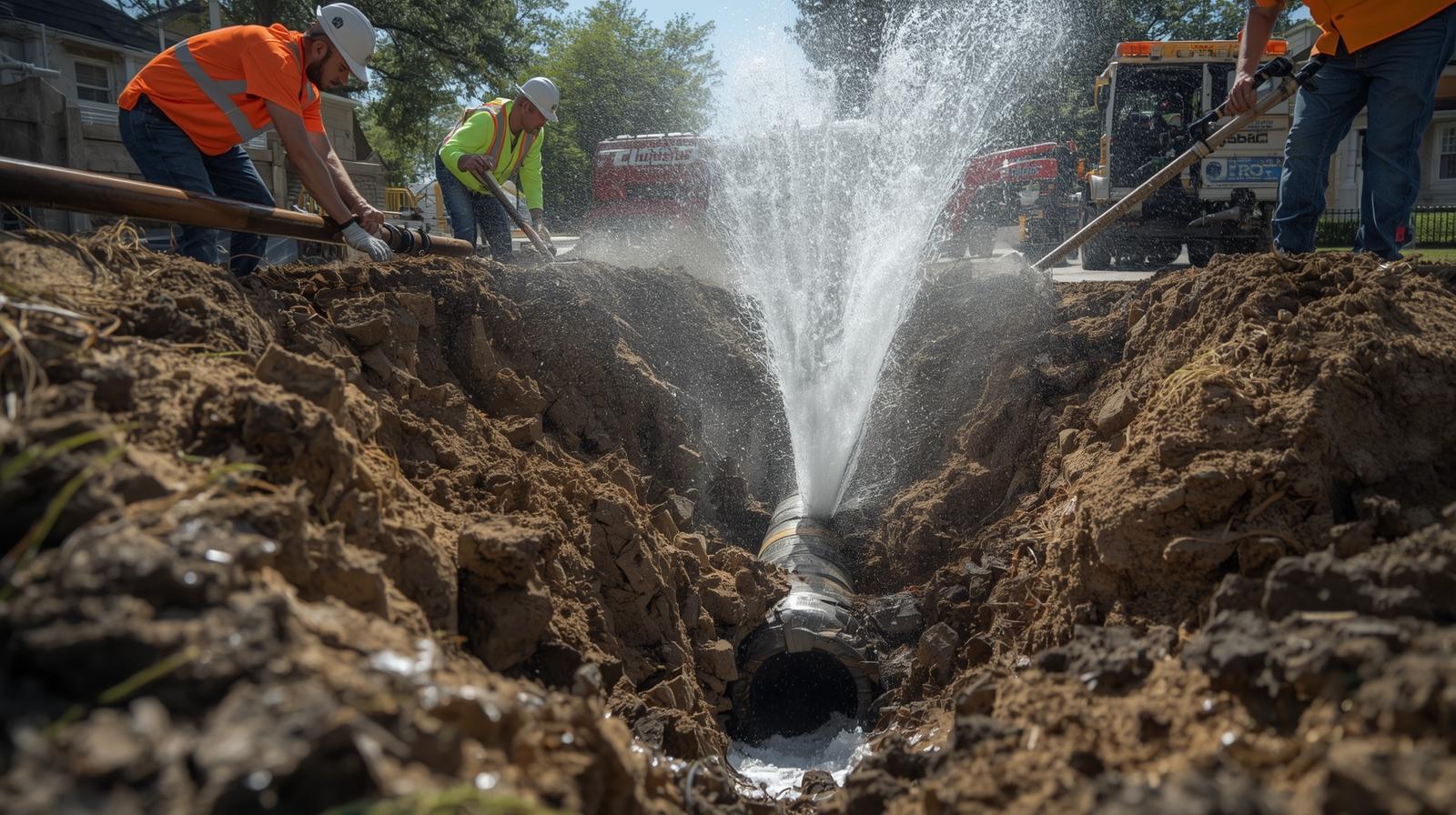 Swansboro, NC Burst Pipe- Underground Repairs