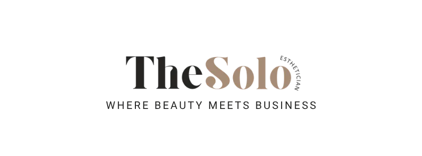 The Solo Esthetician Where Beauty Meets Business Brand Logo