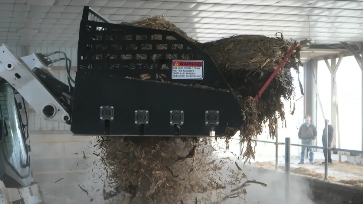 Bale Bedding Attachments Explained: How Farmers Speed Up Livestock Bedding Operations