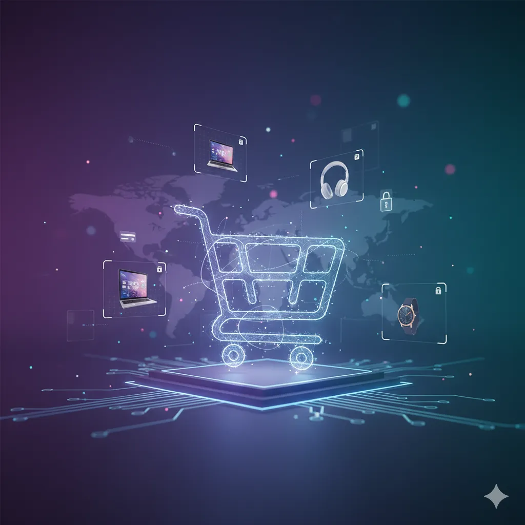 brown cardboard box with yellow light