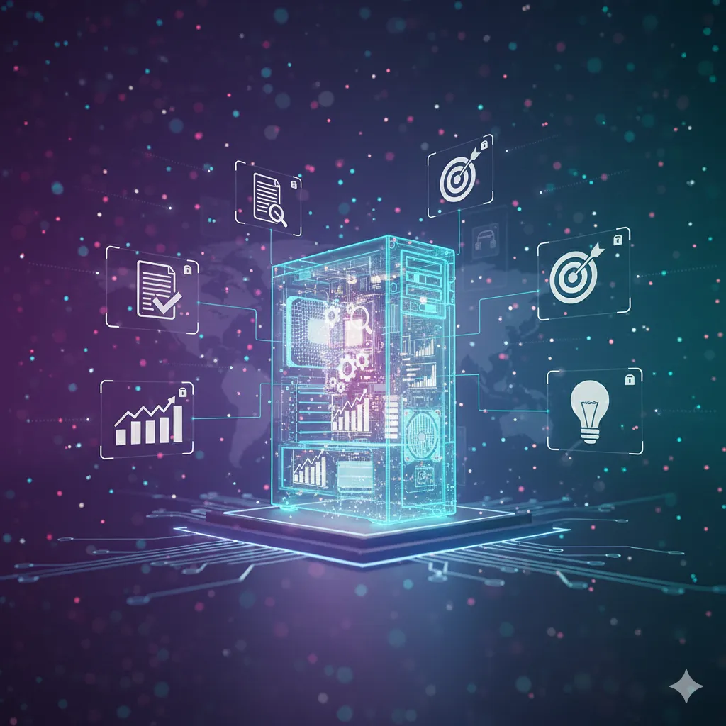 brown cardboard box with yellow light