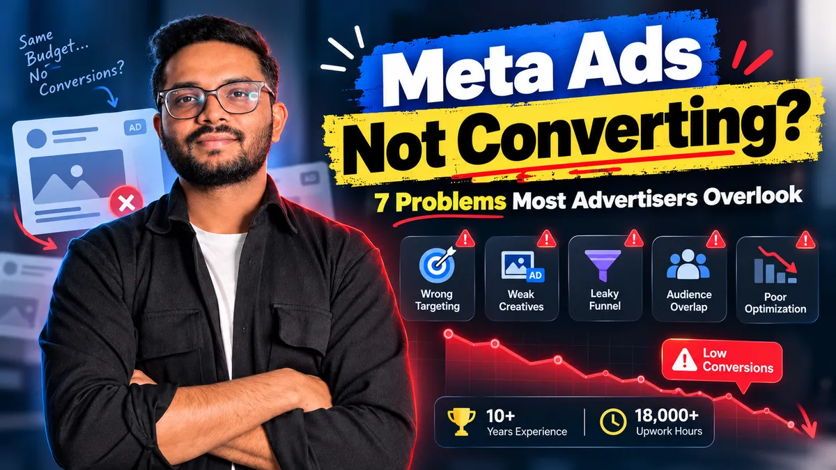 Why Your Meta Ads Are Not Converting in 2026 — 7 Problems I See as a Consultant