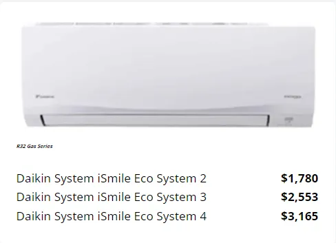 Daikin System iSmileEco System