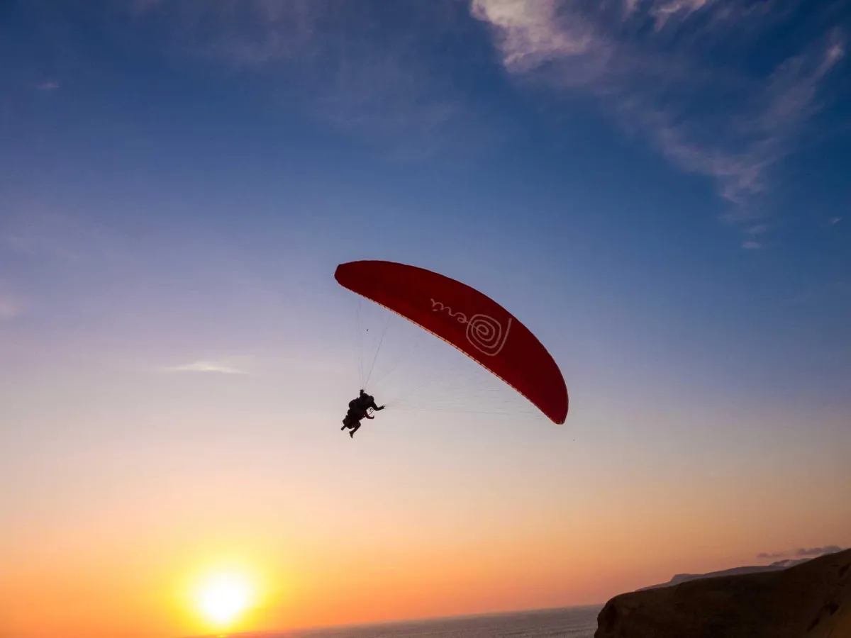 Paragliding in Paracas
