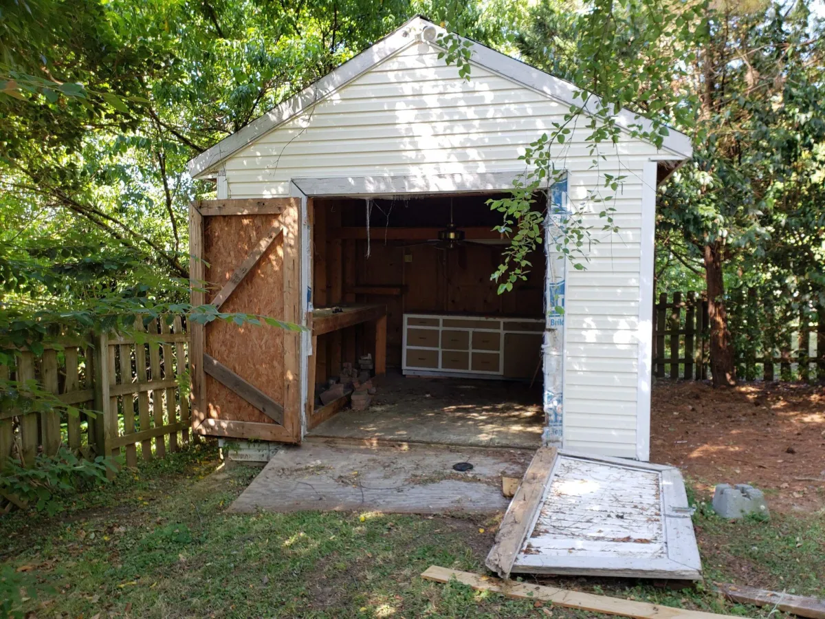 shed demolition and removal raleigh