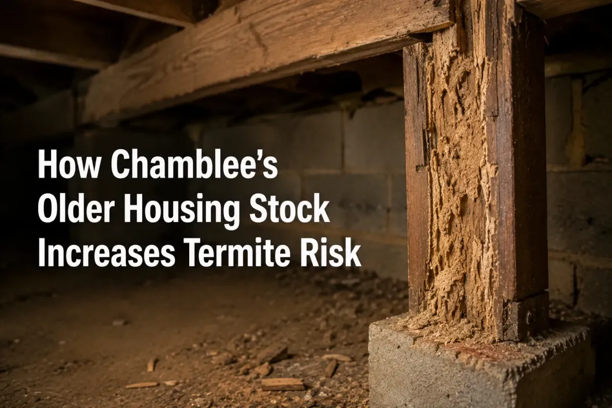 How Chamblee's Older Housing Stock Increases Termite Risk