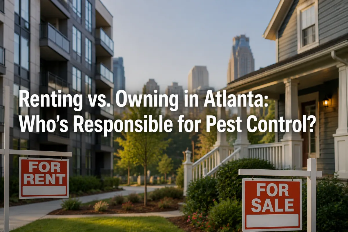 Renting vs. Owning in Atlanta: Who's Responsible for Pest Control?