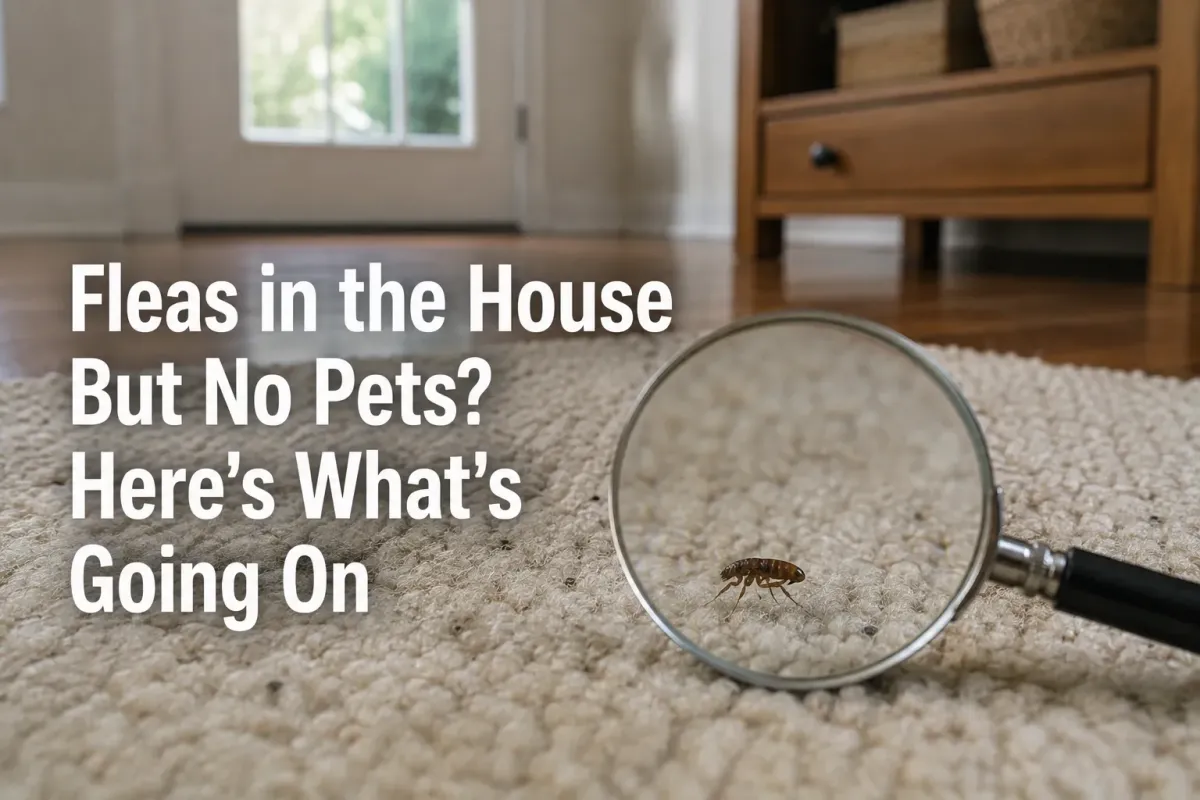 Fleas in the House But No Pets? Here's What's Going On