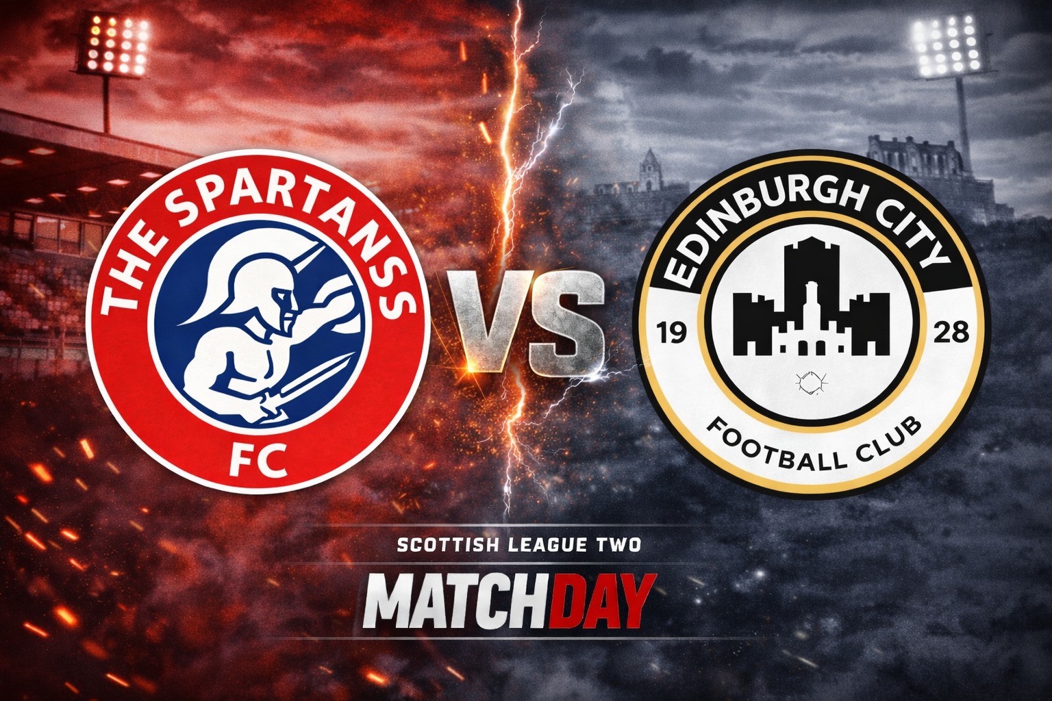Spartans FC v Edinburgh FC Feb 14th 2026