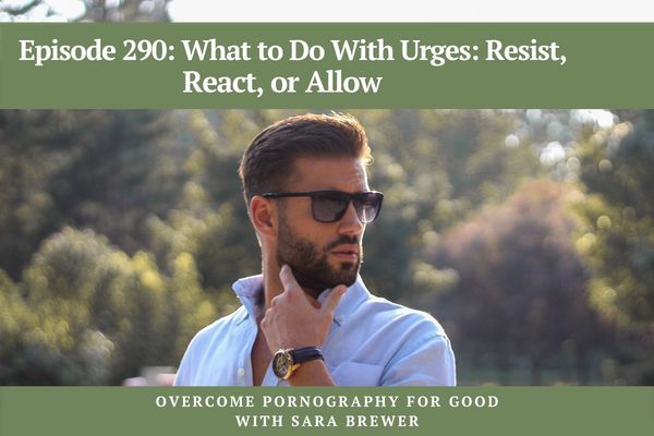 Episode 290: What to Do With Urges: Resist, React, or Allow