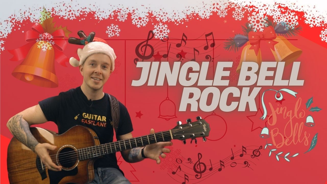 Jingle Bell Rock on Guitar – Bobby Helms Acoustic Tutorial & Lesson
