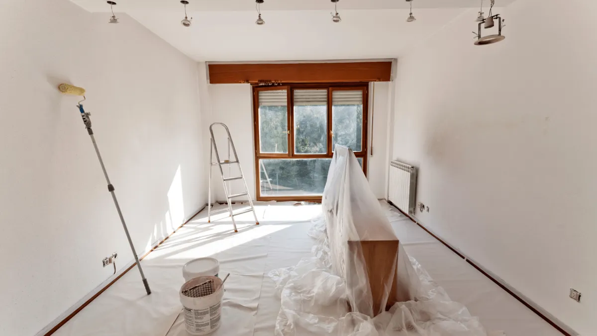 Interior painting project in Searcy AR