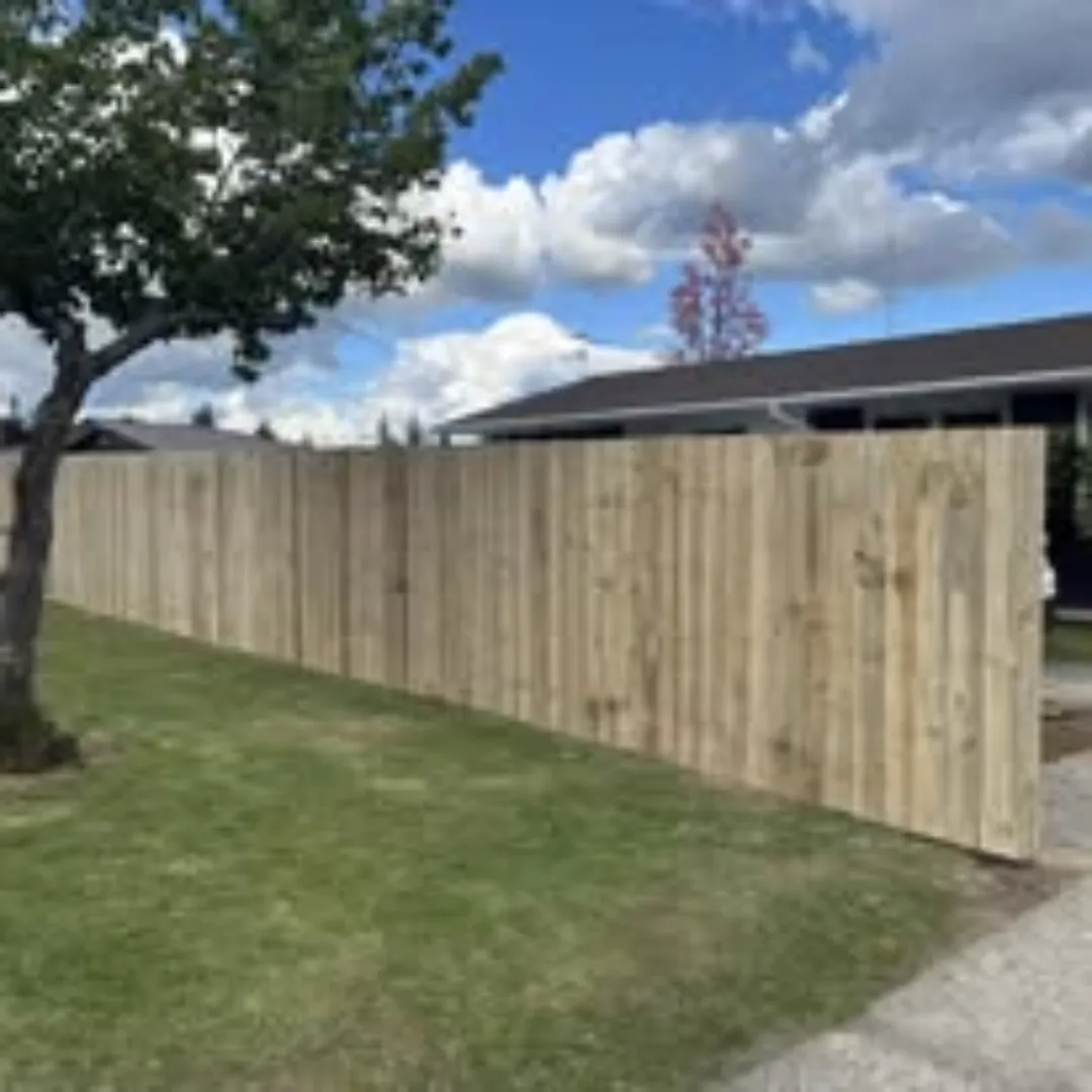 Timber fence installation Rotorua