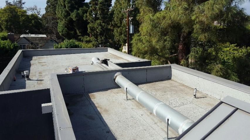 Flat Roof with Duct