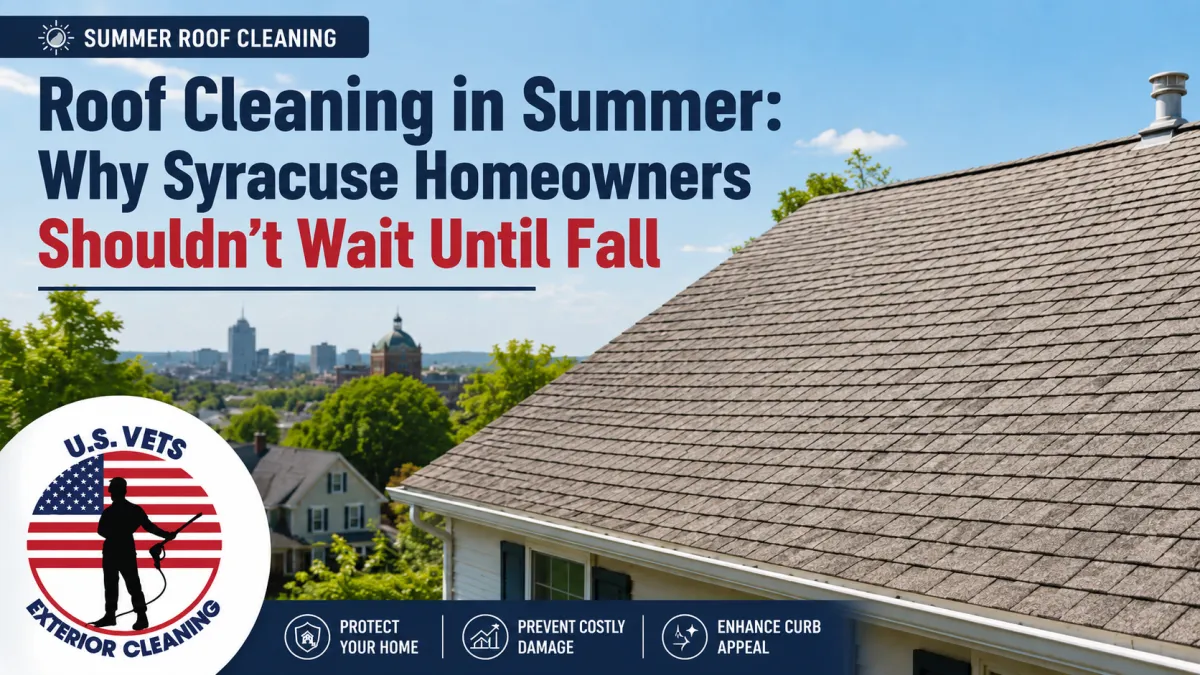 Roof Cleaning in Summer: Why Syracuse Homeowners Shouldn't Wait Until Fall