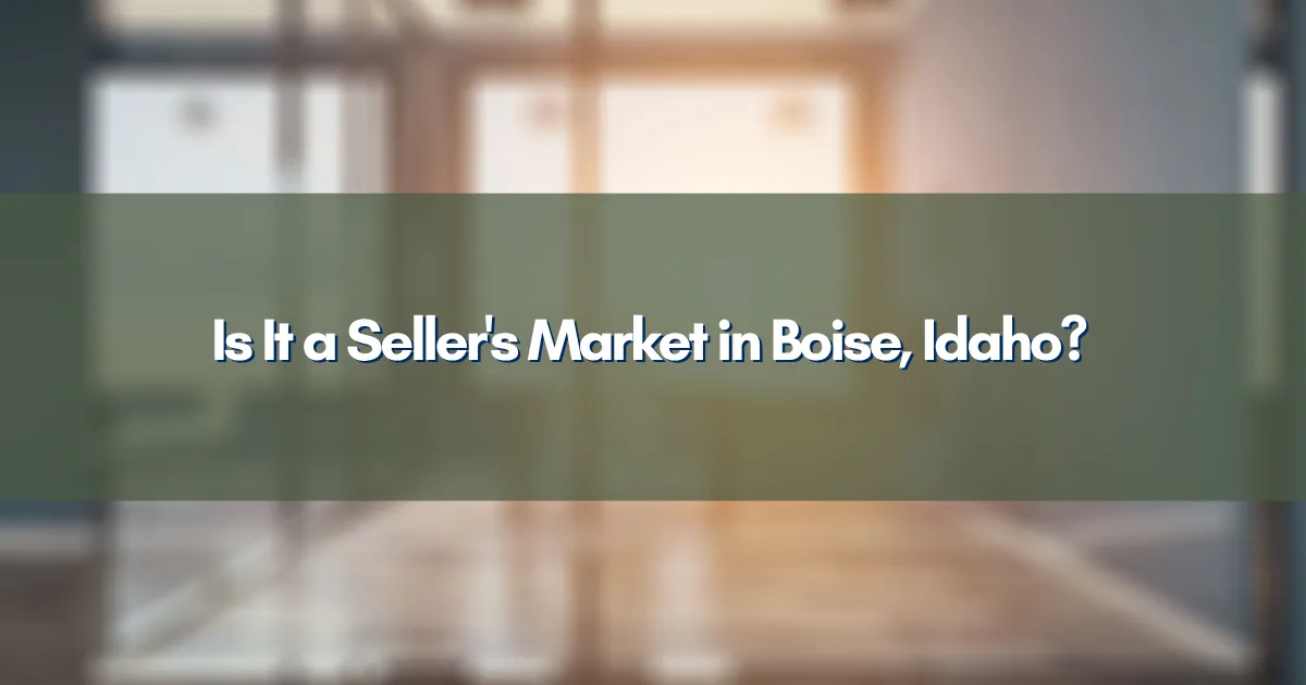 Aerial view of a beautiful suburban neighborhood in Boise Idaho