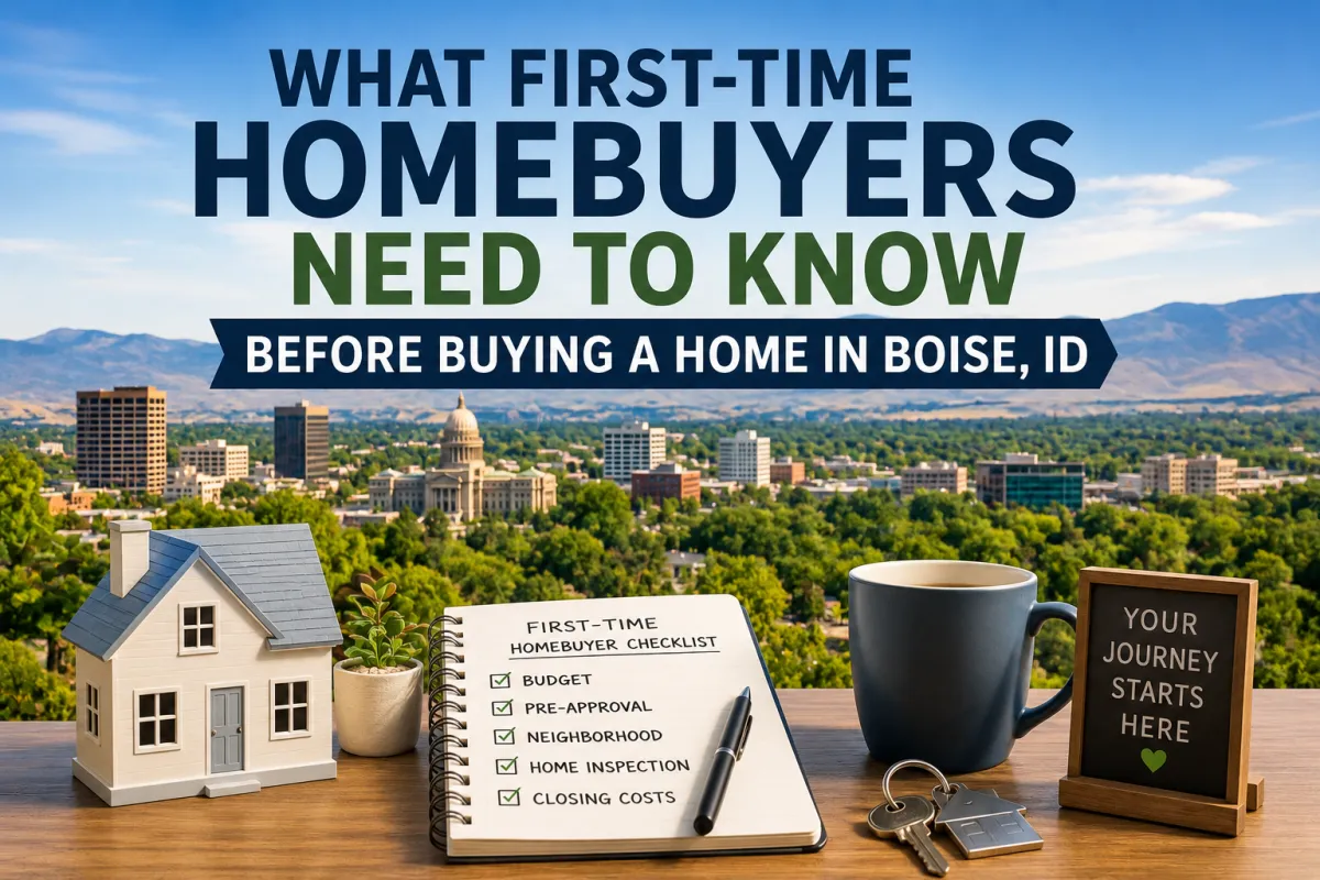 First-time homebuyer exploring homes in Boise, ID with guidance from a local real estate team serving the Treasure Valley