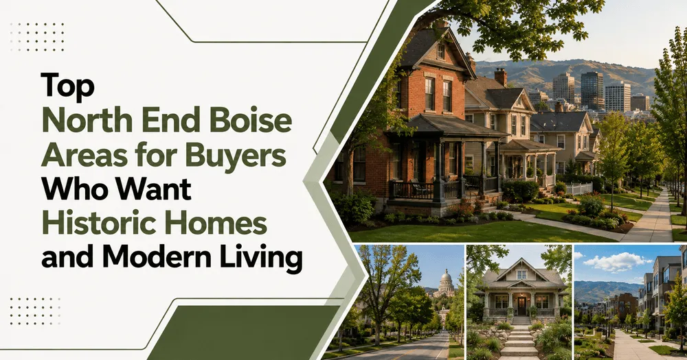 Top North End Boise areas for buyers seeking historic homes and modern living