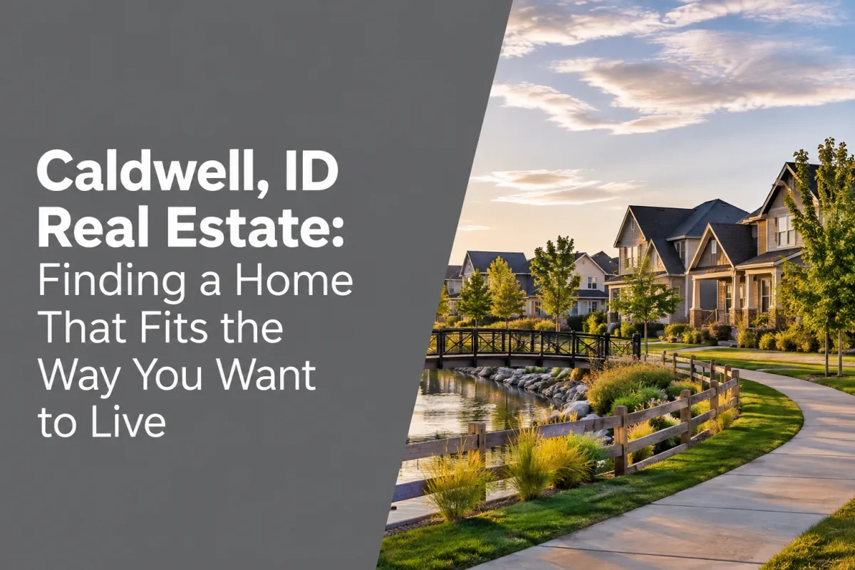 Caldwell Idaho real estate homes in a welcoming Treasure Valley community