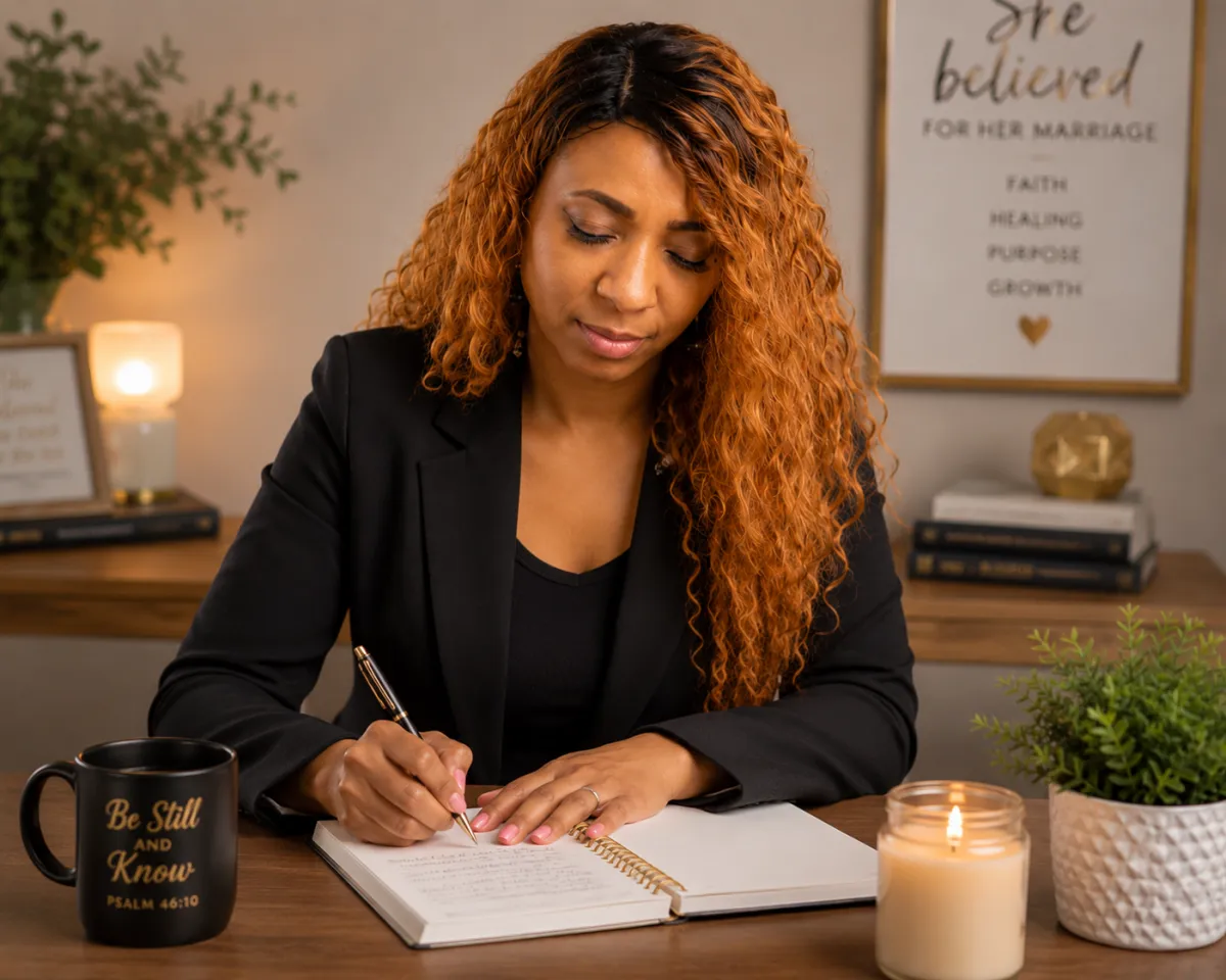 Woman experiencing a mindset shift