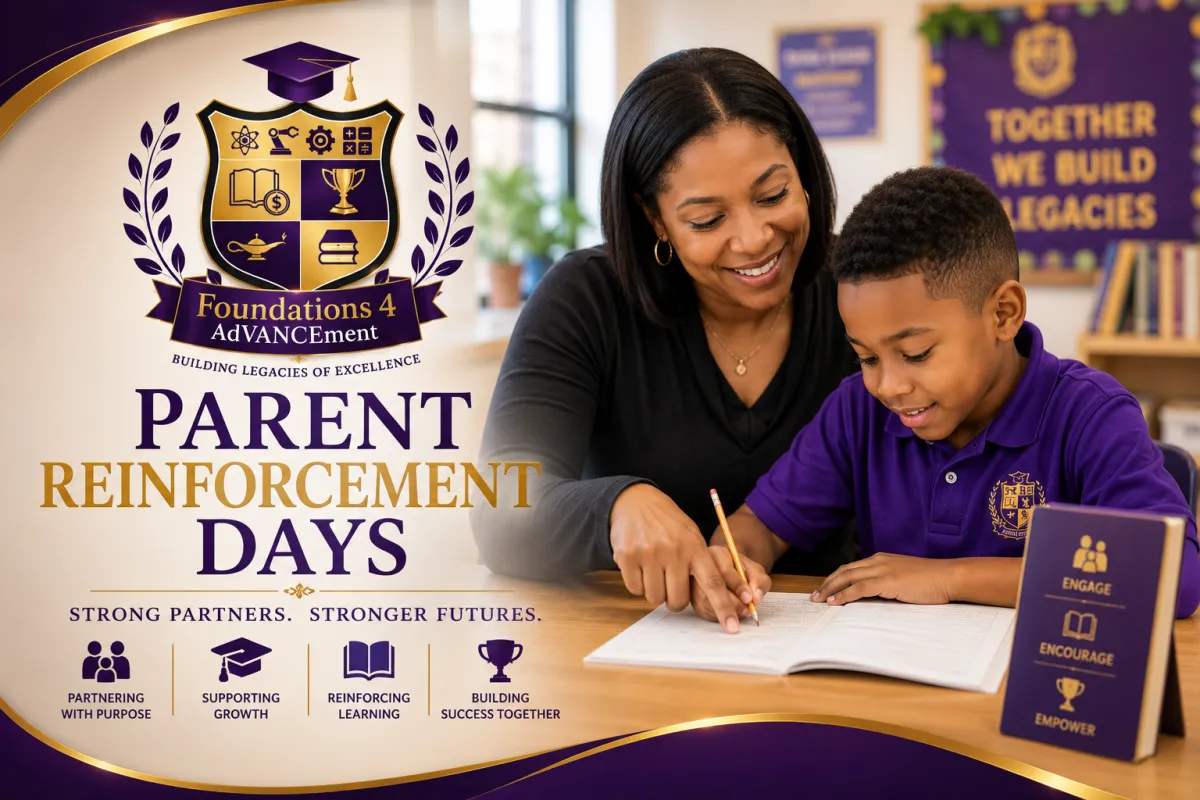Parent and scholar working together during Reinforcement Days