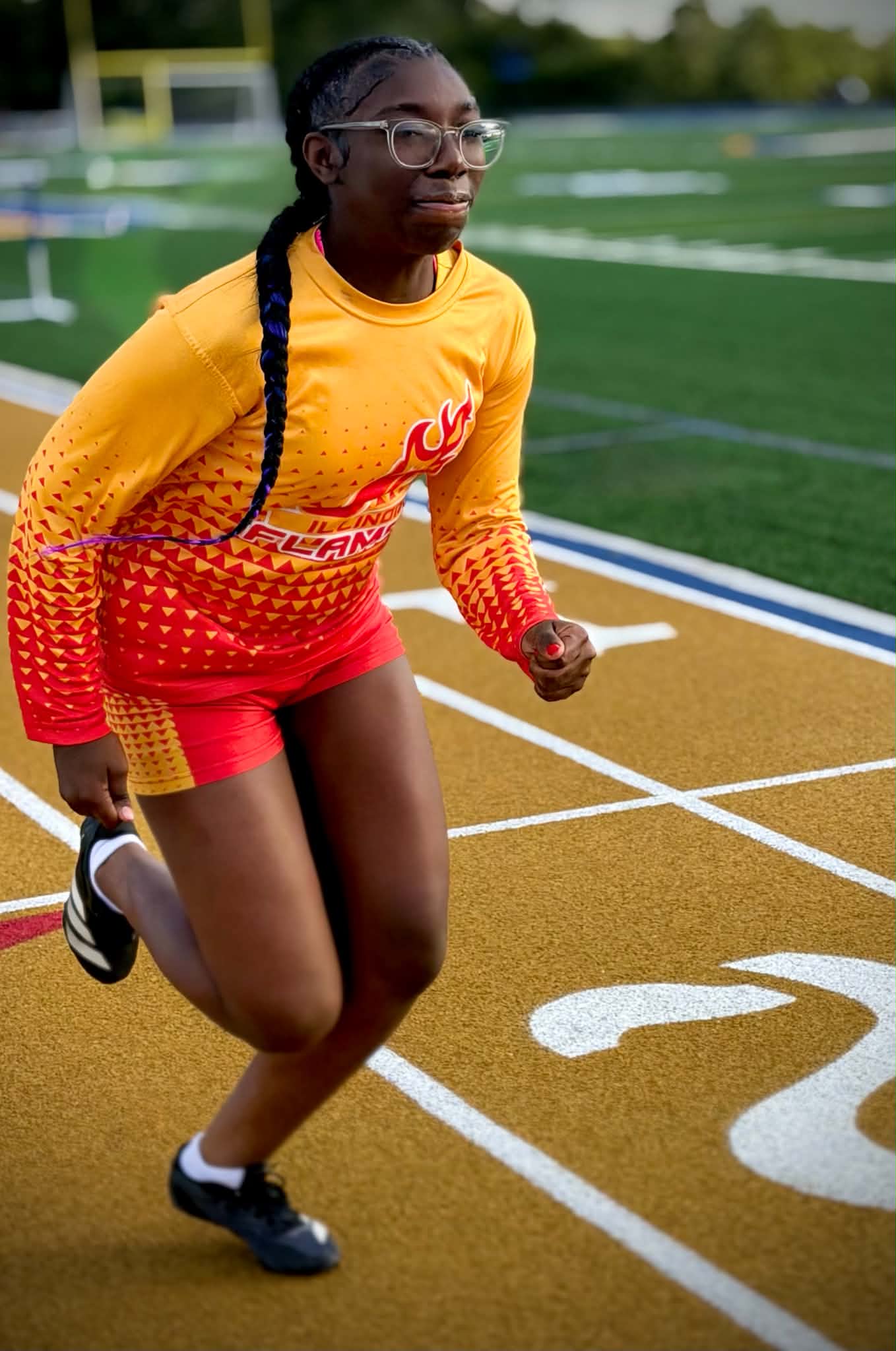 Portrait of athlete Jalen Smith in uniform