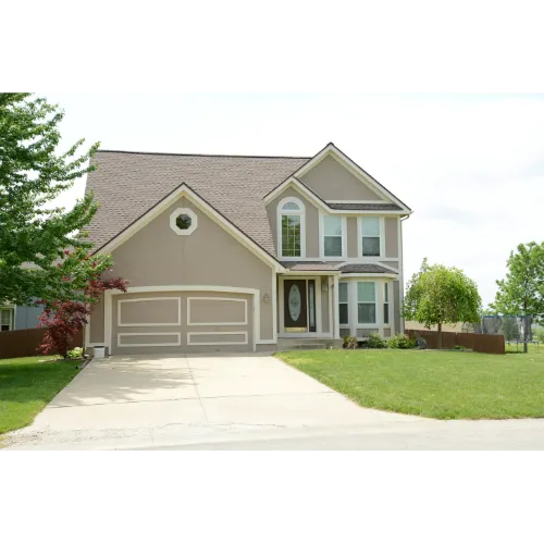 house with stucco 