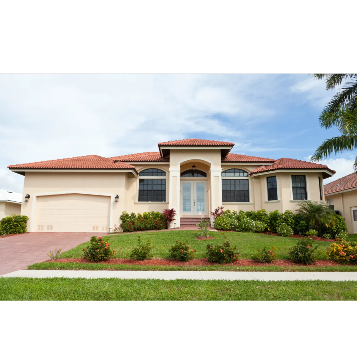 house with stucco 