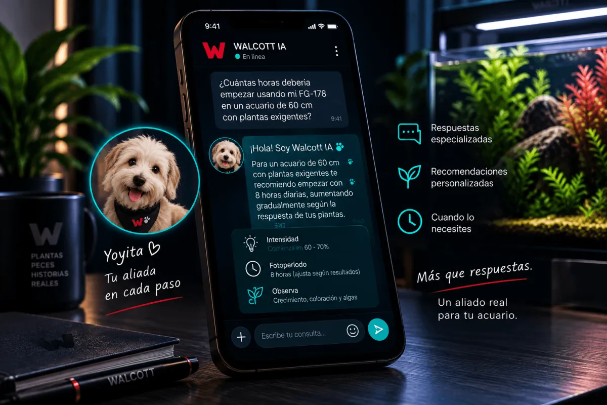 Control de calidad en equipo de acuario