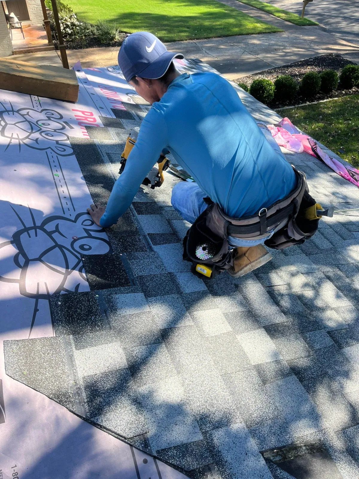 a very tall building with lots of windows