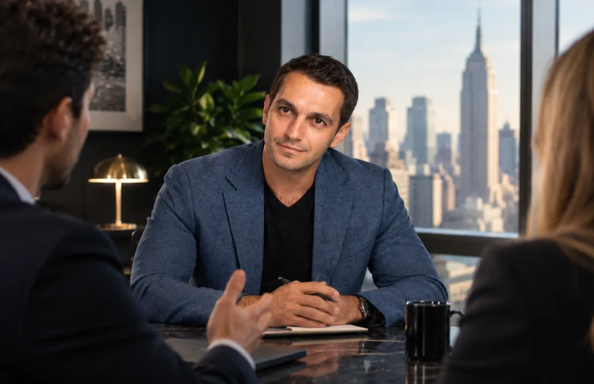 Luxor executive leadership consulting in a refined corporate boardroom