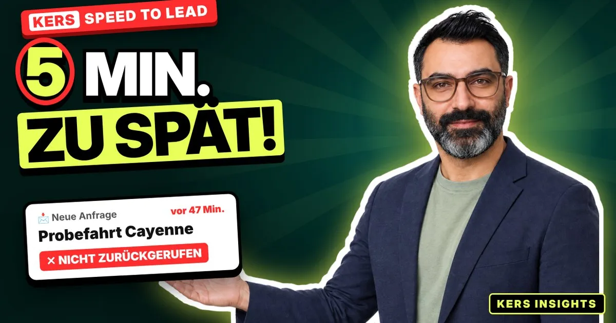 Speed to Lead im Autohaus: die ersten 5 Minuten zählen
