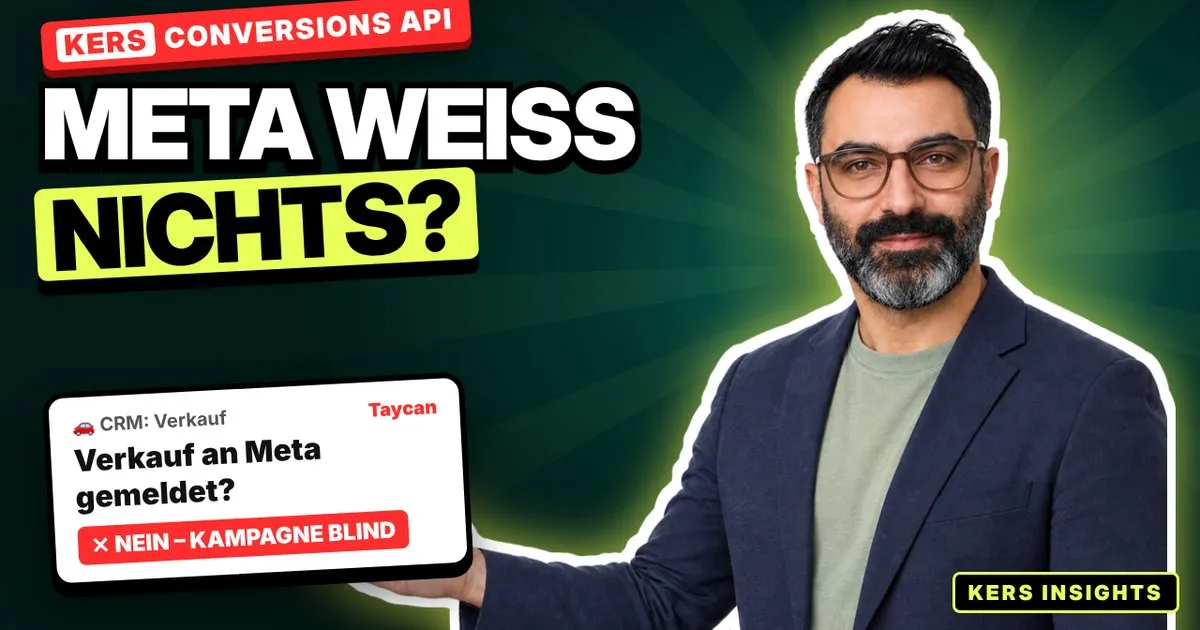 Conversions API im Autohaus: Verkäufe an Meta melden