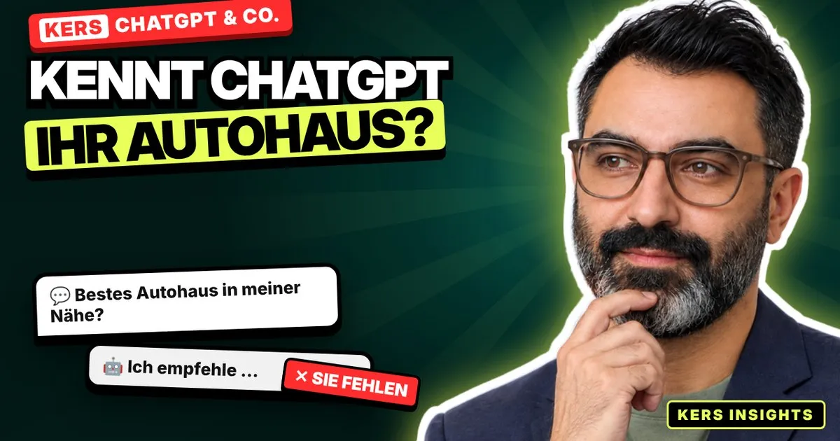 Sichtbar in ChatGPT und Google-KI: Autohäuser 2026