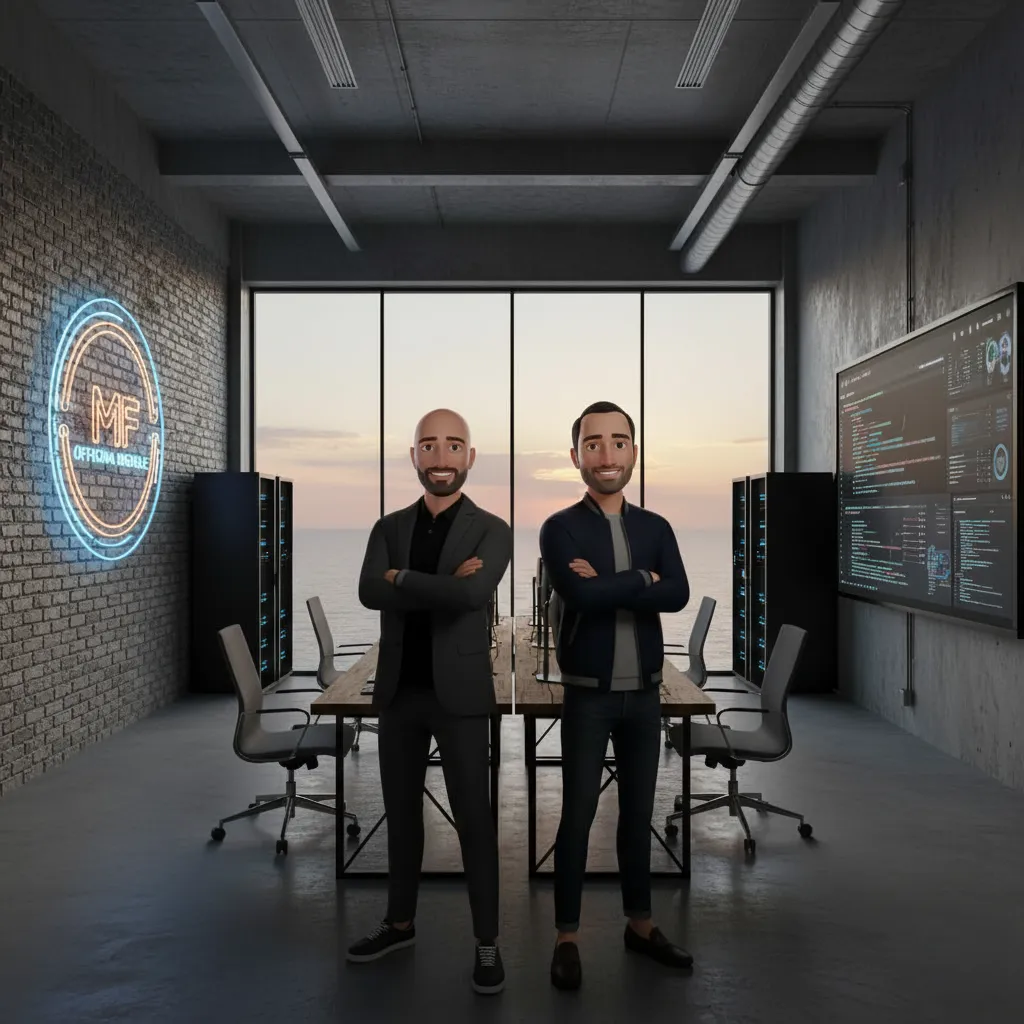 Person holding a smartphone with a blank screen.