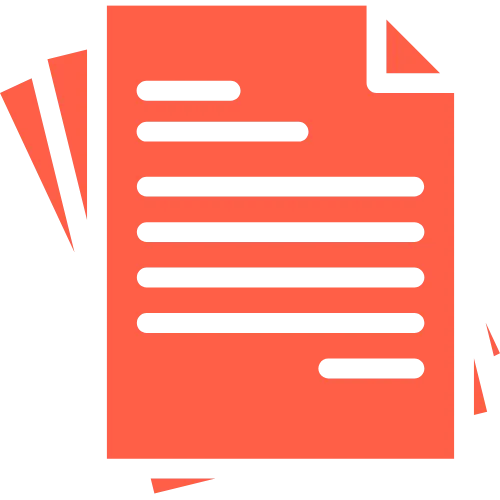 Graphic of a group of documents