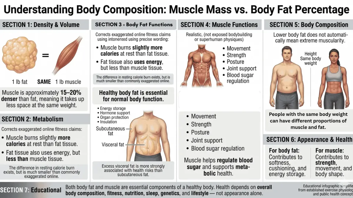 Muscle Mass vs Body Fat Percentage in Gainesville GA