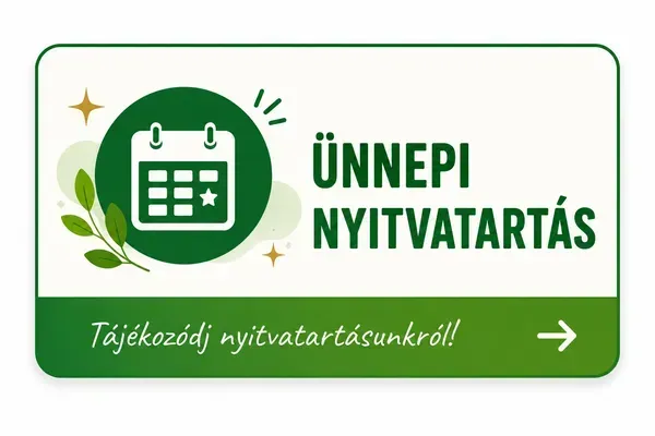 Ünnepi nyitvatartás