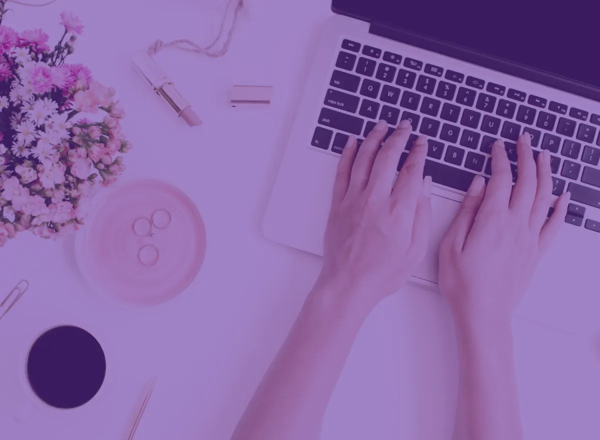 Editor working at laptop 