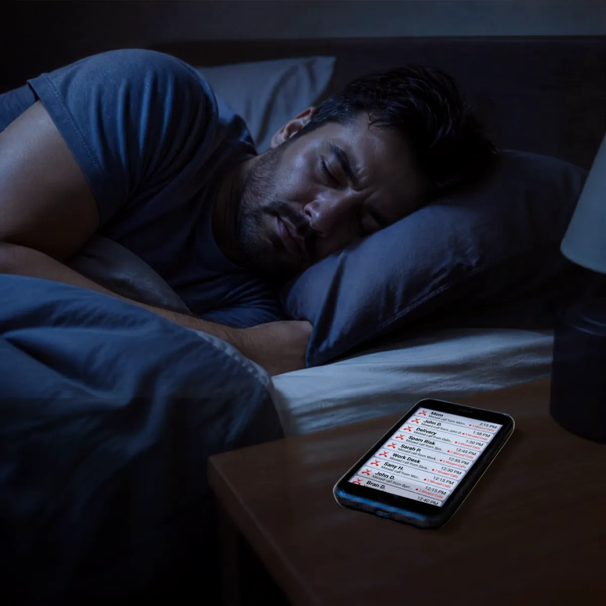 missed calls while you are sleeping