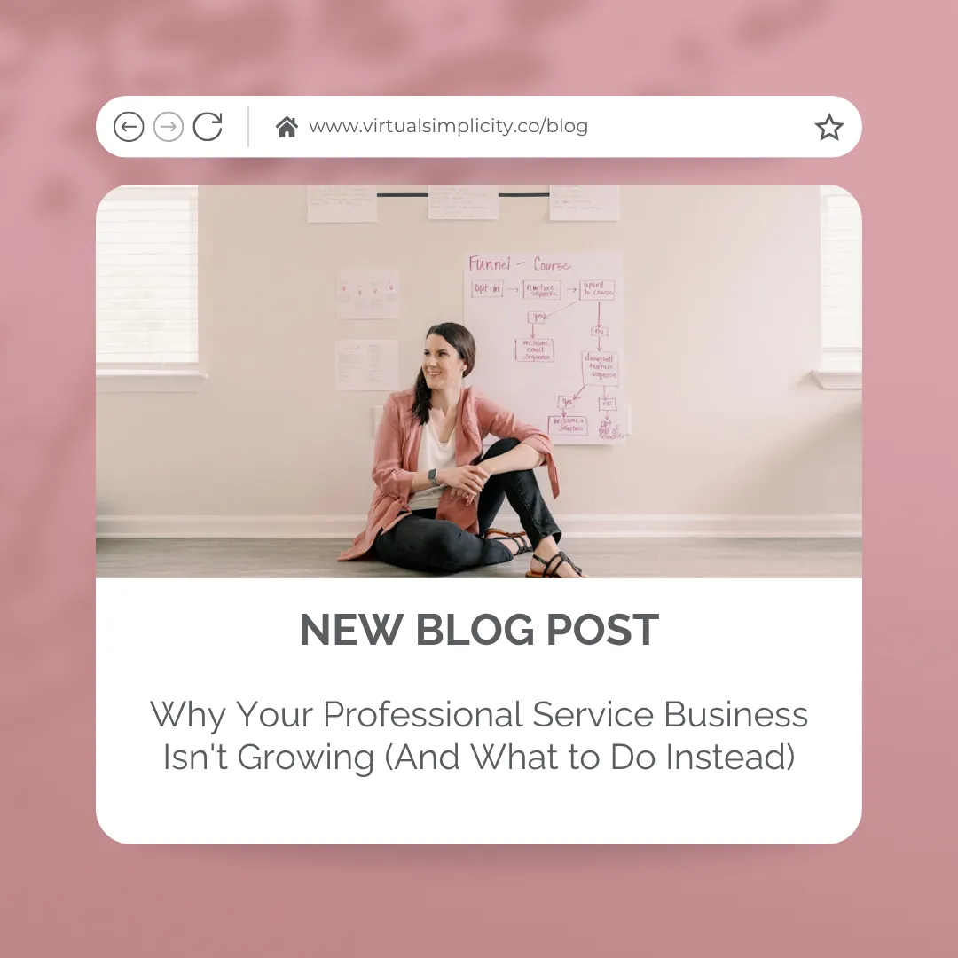 Why Your Professional Service Business Isn't Growing (And What to Do Instead)
