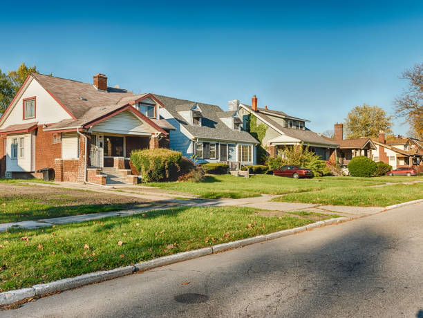 Peaceful local Michigan neighborhood