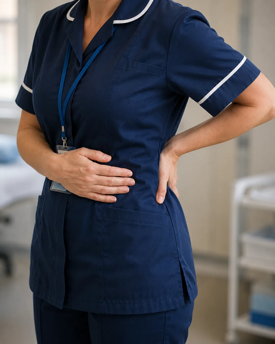 Picture of NHW worker with persistent pain